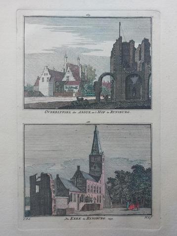285-286 / abdye , hof en kerk van Rijnburg - Rynsburg beschikbaar voor biedingen