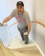 Trap bekleden, trap stofferen,  traprenovatie, Huis en Inrichting, Ophalen of Verzenden, Zo goed als nieuw, Minder dan 10 m², Tapijt