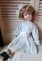 Antieke pop, armand marseille 390 meisje in lief jurkje, Verzamelen, Poppen, Ophalen, Gebruikt, Pop