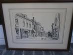 Ton Bendervoet, Alblasserdam, AD, 1920 Litho/Tekening, Antiek en Kunst, Ophalen