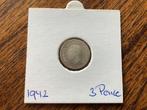 Zuid Afrika George VI 3 Pence 1942 Zilver, Verzenden, Zuid-Afrika, Losse munt, Zilver