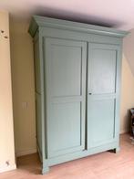 Massief houten landelijke kledingkast, Ophalen, Met deur(en), Gebruikt, 200 cm of meer