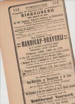 1926 wormerveer ringrijderij draverij paarden kar reclame, Ophalen of Verzenden, Gebruikt