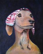 schilderijen Honden, Huis en Inrichting, Woonaccessoires | Schilderijen, Tekeningen en Foto's, Ophalen