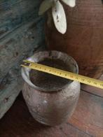 Brocante mooie goudkleurige vaas a windlicht, Overige materialen, ., Ophalen of Verzenden, Zo goed als nieuw