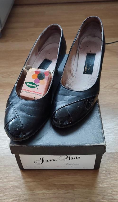 Dansschoenen Jean Marie Maat 6,5 Zwart leer, Sport en Fitness, Dansen, Gebruikt, Schoenen, Ophalen of Verzenden