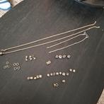 Diverse collectie Pandora bedels en kettingen, Ophalen of Verzenden, Gebruikt, Zilver, Zilver