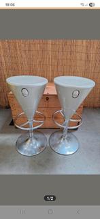 Space age barkrukken, 2 krukken, Ophalen, Gebruikt, 60 tot 90 cm