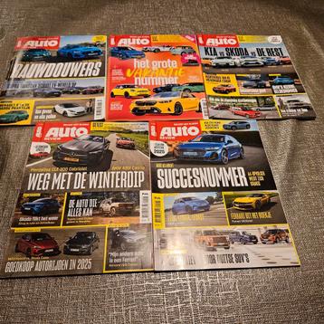 5x Auto Review 2025 - Nummers 1,2,4,5,8 beschikbaar voor biedingen