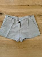 Mooie 100% linnen korte broek zandkleur (maat L), Nieuw, Maat 38/40 (M), Daun & Co., Kort