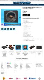 GAS Audio POWER MAD S2-15D2 15 inch subwoofer + behuizing, Info@optimount.nl, Nieuw, Ophalen of Verzenden, Anholtseweg 48A 7091 HB DINXPERLO