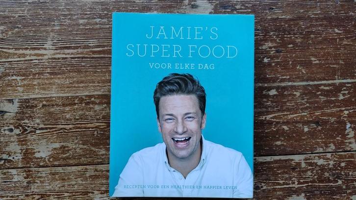 Jamie's Super Food - Gelezen, Prima Staat, Boeken, Kookboeken, Gelezen, Gezond koken, Ophalen of Verzenden