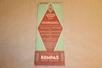 Sleeswijk's kaart van Overijssel - Uitg Kompas 1935, Boeken, Atlassen en Landkaarten, Gelezen, Ophalen of Verzenden, Landkaart