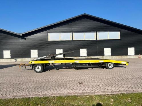 Van Weel Schamel aanhangwagen luchtgeremd 6 TON AUTOTRANSPOR, Auto diversen, Aanhangers en Bagagewagens, Gebruikt