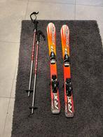 Ski’s Fischer + stokken, Minder dan 100 cm, Fischer, Gebruikt, Ski's