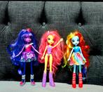 3 Verschillende Equestria Girls van My Little Pony, Ophalen of Verzenden, Zo goed als nieuw