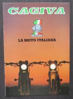 Folder Cagiva modelprogramma circa 1987 (Italiaans) - 8 blz, Motoren, Verzenden, Overige merken