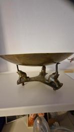 Koperen Schaal met Olifanten, Overige materialen, Gebruikt, Schaal, Rond