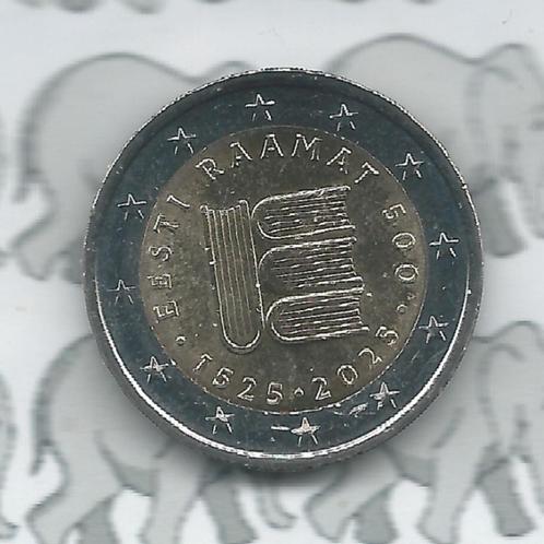 Estland 2 euro 2025 (18e) "500 jaar geschreven Estse Taal", Postzegels en Munten, Munten | Europa | Euromunten, Losse munt, 2 euro