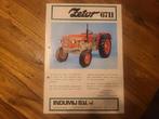 Tractor folder Zetor 6711, Ophalen of Verzenden, Zo goed als nieuw
