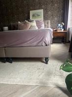 Vintage kelimloper – zand & blush tinten, handgeweven wol, Huis en Inrichting, Stoffering | Behang, Ophalen of Verzenden, Minder dan 10 m²