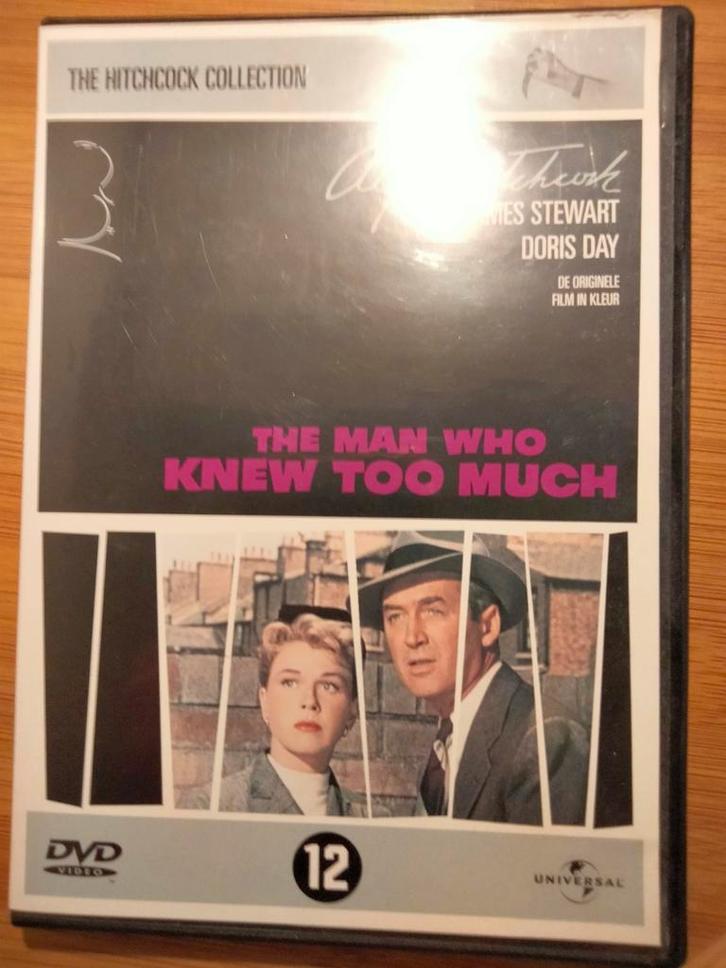 The Man Who Knew Too Much - Hitchcock Klassieker, Cd's en Dvd's, Dvd's | Thrillers en Misdaad, Zo goed als nieuw, Actiethriller