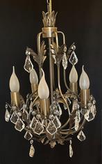 Franse kristallen kroonluchter ., Huis en Inrichting, Lampen | Kroonluchters, Ophalen, Zo goed als nieuw