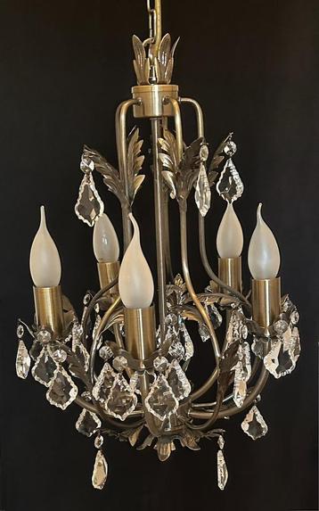 Franse kristallen kroonluchter . beschikbaar voor biedingen