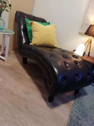 Loungebankje chesterfield look Vida XL   beschikbaar voor biedingen