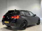 BMW 1-serie 118i Edition M Sport Shadow High Executive | Cru, Auto's, BMW, 1-Serie, 65 €/maand, Euro 6, Zwart
