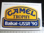 sticker camel trophy baikal - ussr 1990 logo, Verzamelen, Stickers, Merk, Zo goed als nieuw, Verzenden