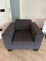 Grote donkergrijze stoel fauteuil, Ophalen, Gebruikt, 100 tot 125 cm, 100 tot 125 cm
