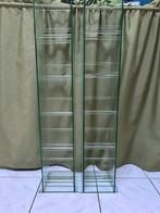 Twee glazen CD torens, Ophalen, Glas, Cd's