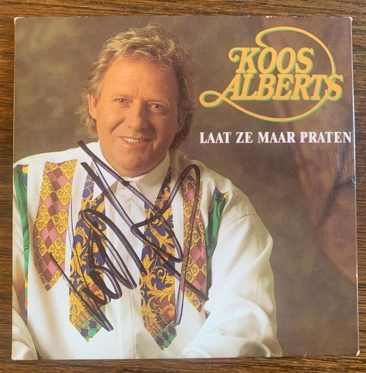 Koos Alberts - Laat ze maar praten - met handtekening!, Cd's en Dvd's, Cd's | Nederlandstalig, Gebruikt, Levenslied of Smartlap