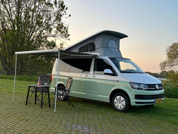 Volkswagen Transporter T6 L1 buscamper | 4-persoons | Euro6, Caravans en Kamperen, Campers, Bedrijf, tot en met 4, Buscamper of Camperbus