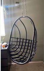 Sissy Boy sissyboy Hangstoel rotan egg chair, Ophalen, Riet of Rotan, Zwart, Industrieel sober stoer rotan