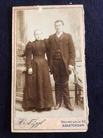 CDV, Man/Vrouw, H.V.D. ZIJL, AMSTERDAM, Carte de Visite, Ophalen of Verzenden, Voor 1940, Gebruikt, Foto