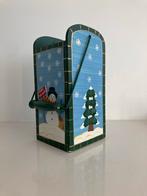 Houten flessenhouder kerst, Ophalen, Zo goed als nieuw