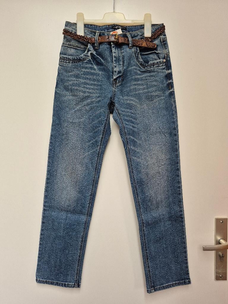 SO SOIRE mooie NIEUWE blauwe spijkerbroek maat 29 - 36 / S, Kleding | Dames, Spijkerbroeken en Jeans, So Soire, Blauw, Nieuw, Ophalen of Verzenden