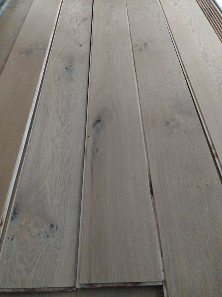 75 m2 rustieke eiken multi plank zo goed als nieuw, Huis en Inrichting, Stoffering | Vloerbedekking, Zo goed als nieuw, Parket