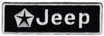 Jeep stoffen opstrijk patch embleem #2, Verzenden, Nieuw, Auto's