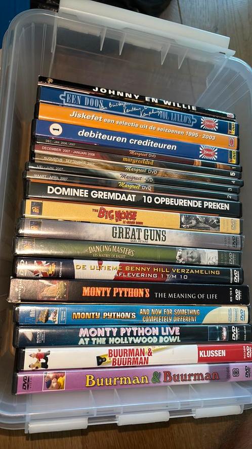 Partijtje dvds (Monty Python, Jiskefet, Paul Haenen), Cd's en Dvd's, Dvd's | Overige Dvd's, Zo goed als nieuw, Alle leeftijden