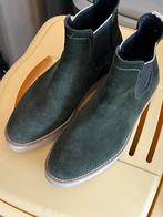 Floris van Bommel donkergroene suède halve laarsjes 37,5, Floris van Bommel, Ophalen of Verzenden, Zo goed als nieuw, Groen