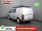 Volkswagen Transporter 2.0 TDI L2 DC Dubbel Cabine BPM VRIJ!, Voorwielaandrijving, Stof, Gebruikt, Euro 6