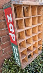 Vintage houten reclame kratje ZAP LIMONADE voor 24 flesjes, Ophalen of Verzenden, Gebruikt, Verpakking