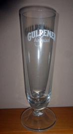 4 Gulpener bierglazen op voet 25 cl. - Biologisch, Overige merken, Glas of Glazen, Ophalen of Verzenden, Zo goed als nieuw