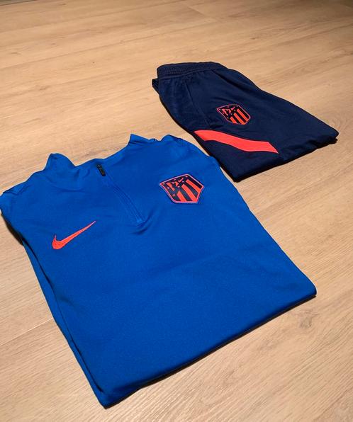 Atletico Madrid Trainingspak, Kleding | Heren, Sportkleding, Gedragen, Voetbal, Maat 46 (S) of kleiner, Blauw, Ophalen of Verzenden