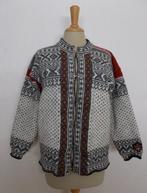 Noors/folklore wollen vest van Skjaeveland! M, Kleding | Dames, Verzenden, Zo goed als nieuw, Maat 38/40 (M), Grijs