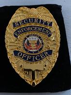 Police Badge USA Security Politie Badge, Ophalen of Verzenden