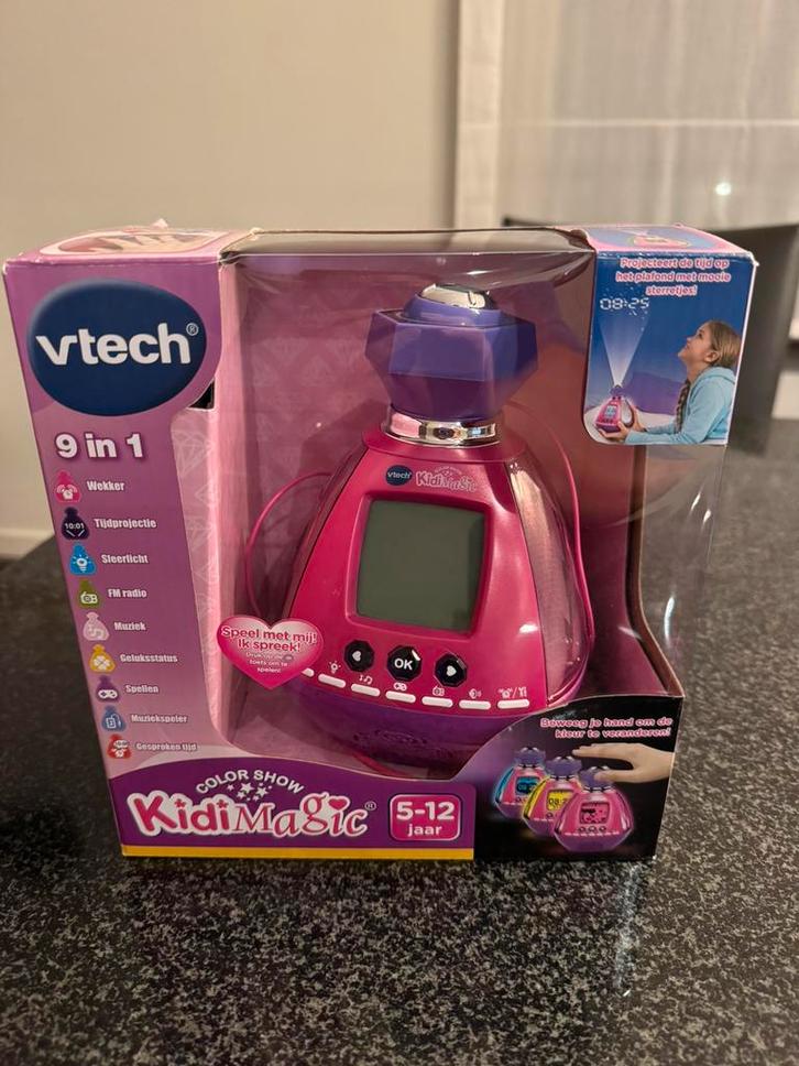 V-tech kidi magic wekker, Kinderen en Baby's, Speelgoed | Vtech, Zo goed als nieuw, Ophalen of Verzenden